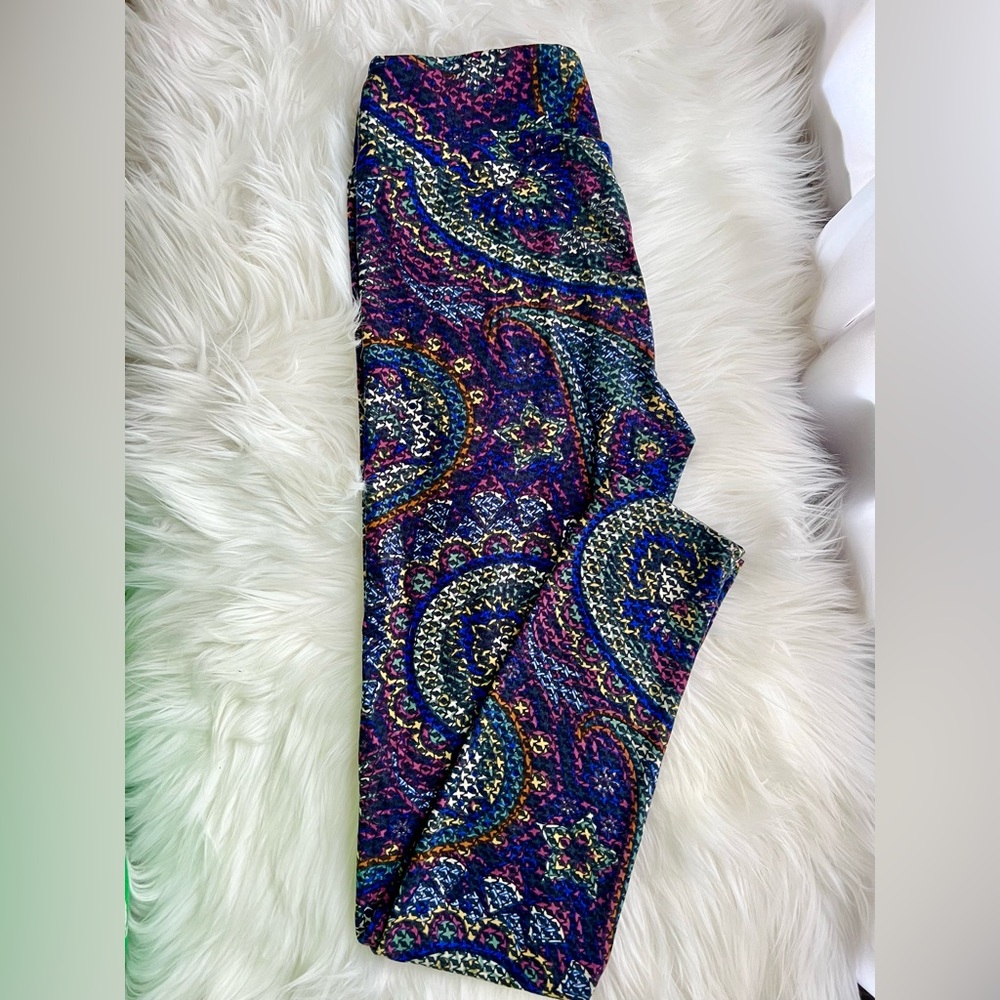 LuLaRoe Paisley Mosaic Print Leggings